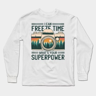 Time Freezer Superpower Snap Long Sleeve T-Shirt